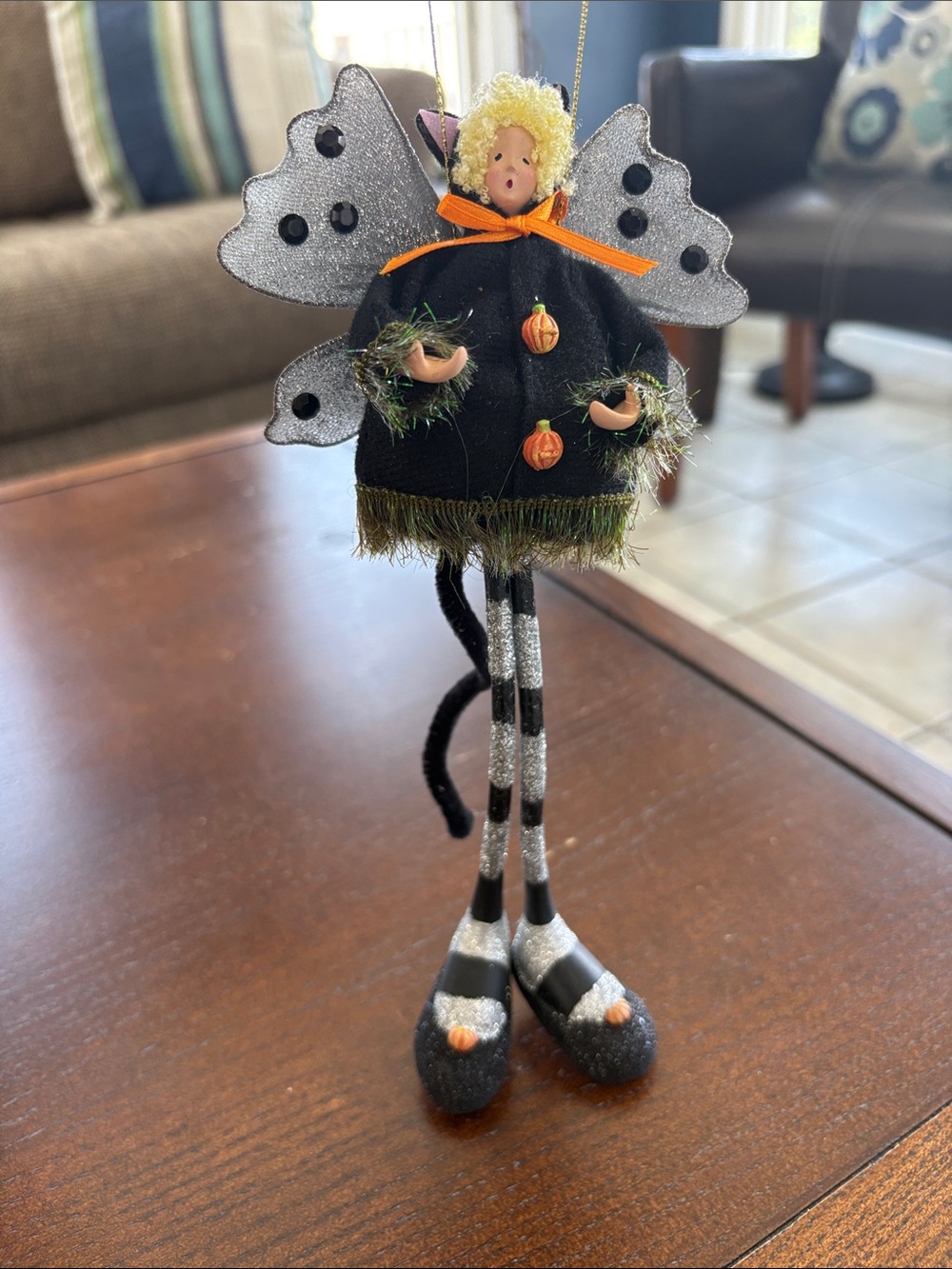 Silvestri Flurries "Purrsephone" Cat Halloween Fairy Ornament